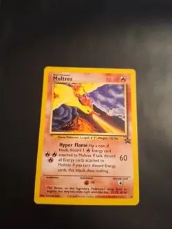 Pokemon Card Black Star Promo Moltres 21 WOTC - Image 2