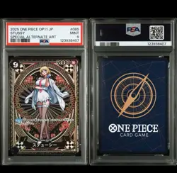 PSA 9 Stussy OP07-085 SP SR Alt Art 2025 One Piece Card Game Japanese MINT - Image 1