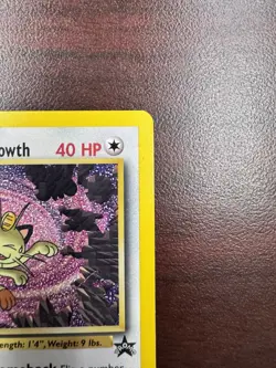 Team Rocket's Meowth 18/53 Black Star Wotc Promo Pokemon Card TCG English NM-/NM - Image 4