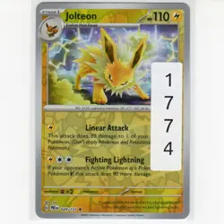 Pokemon TCG Jolteon 029/131 SV Prismatic Evolutions Reverse Holo Card EN-NM 2025 - Image 3