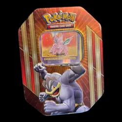 Huge Lot of Pokemon Cards in Machamp Tin! Bulk Cards + Nidorino Holo - Image 2