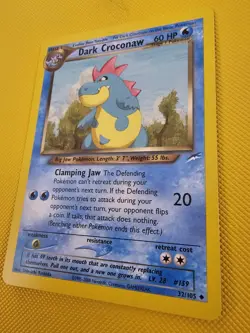 Pokemon Card - Dark Croconaw Neo Destiny 32/105 Uncommon Non Holo NM - Image 4