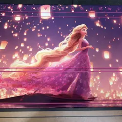 Disney Lorcana Rapunzel Playmat Mat TCG Card Game - Image 3