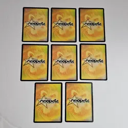 Neopets TCG Card Lot Of 8 Yellow Cards Warf Snowbunny Faerie Uni Ice Scimitar + - Image 5