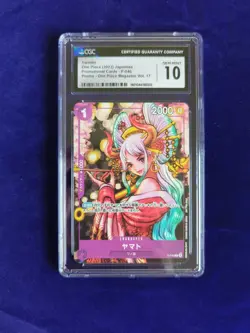 CGC Gem Mint 10 Yamato P-046 PROMO ONE PIECE Magazine Vol 17 Card GAME Japanese - Image 1