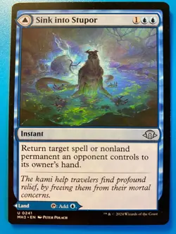 MTG 1x Sink into Stupor # 241 Modern Horizons 3 Magic the Gathering Card x1 NM - Image 1
