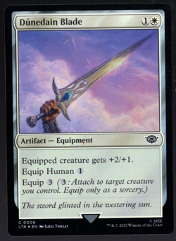 Dunedain Blade 0006 Common Foil Lord of the Rings MTG Near Mint - Image 1