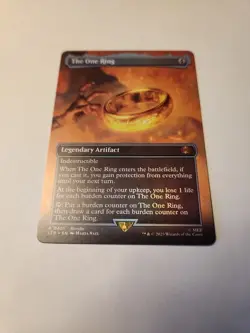 MTG Magic the Gathering The One Ring Borderless LTR! - Image 1