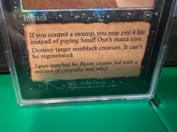 Snuff Out MTG Mercadian Masques Foil - Image 3