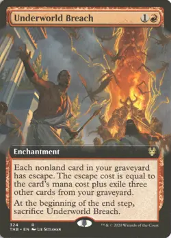 MTG Underworld Breach (324) *Non-Foil* Ext Art Theros Beyond Death NM/MT - Image 1