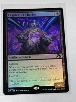 Cryptcaller Chariot Aetherdrift Foil #80 - Image 1