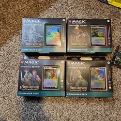 WOTC MTG LoTR Tales of Middle-Earth Commander Box - Set Of 4 195166205052 - Image 1