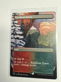 Karplusan Forest (Borderless) Dominaria United Regular - Image 1