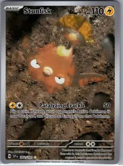 Stunfisk 202/191 SV08: Surging Sparks - Pokemon Card - NM - Image 1