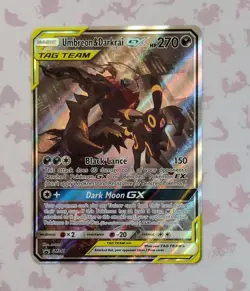 Umbreon & Darkrai GX SM241 Sm Holo Pokemon Promo NM+ Mint - Image 1