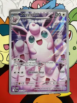 Pokemon TCG Wigglytuff 105/94 Phantasmal Flames Illustration Rare MINT/Near Mint - Image 1