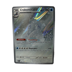 Pokemon TCG Crabominable Holo Holiday Snowflake 149/142 - Image 1