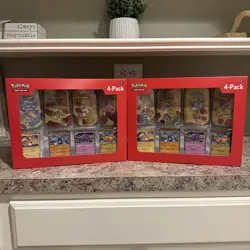Pokemon Scarlet & Violet 151 4 Pack Mini Tins + 4 Promos Sams Sealed - Lot of 2 - Image 1
