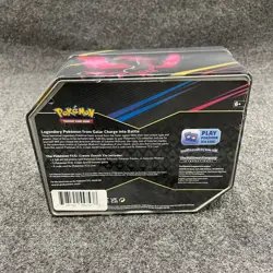 Pokemon TCG Crown Zenith Galarian Zapdos Tin Set 5 Packs, Sealed Tin is Worn - Image 5