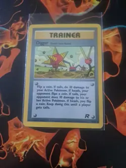 Pokemon TCG Digger Team Rocket 75/82 Regular MP. - Image 1