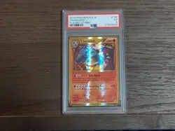 2013 POKEMON BLACK & WHITE PLASMA STORM #136 CHARIZARD PSA 5 - Image 1