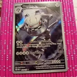 Carte Pokemon STEELIX 150/132 ⭐ HOLO AR Mega-Evolution MEG FR NEUF - Image 2