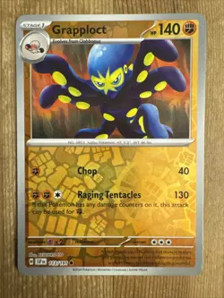 Grapploct 113/191 Pokemon Scarlet Violet Surging Sparks Reverse Holo NM - Image 1