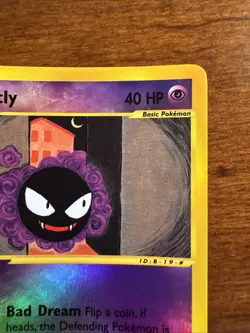 Pokemon TCG Expedition Base Set Gastly 109/165 Reverse Holo Rare LP Condition - Image 3
