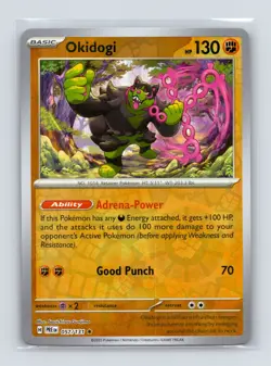 Pokemon TCG Okidogi 057/131 SV: Prismatic Evolutions Reverse Holo NM - Image 1