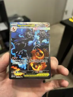 Mega Charizard x EX Sir Phantasmal Flames Pokemon TCG Near Mint - Image 1