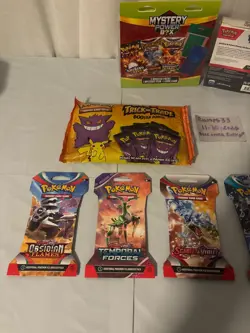 Large Sealed Pokemon Lot, mixed sets, Mystery Power Box, Booster Bundle - Image 4