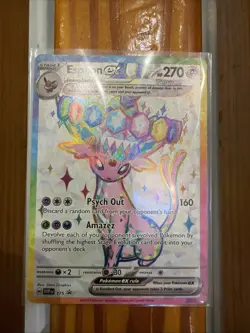 Pokemon Prismatic Evolutions Espeon ex 175 Promo NM/M - Image 1