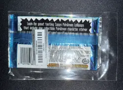 Pokemon Topps Series 2 Vintage Pack Sealed - Error Missing Foil Pack. - Image 2