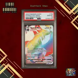 🇫🇷 DRATTACK VMAX GHOST PSA 10 - TENEBRES EMBRASES 194/189 FR Carte Pokemon🇫🇷 - Image 1
