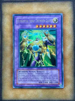Yugioh Elemental Hero Thunder Giant TLM-EN036 Ultra Rare NM - Image 1