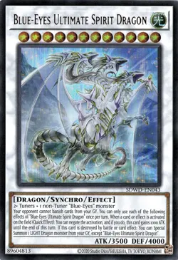 NM - Blue-Eyes Ultimate Spirit Dragon Ultra Rare Structure Deck: Blue-Eyes White - Image 1
