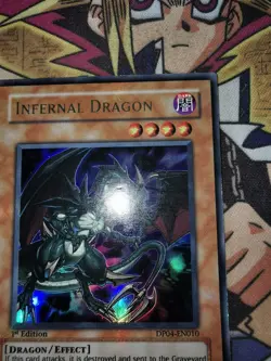 Infernal Dragon dp04-en010 1st Edition (LP/MP) Ultra Rare Yu-Gi-Oh! - Image 2