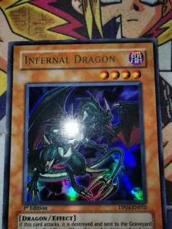 Infernal Dragon dp04-en010 1st Edition (LP/MP) Ultra Rare Yu-Gi-Oh! - Image 3