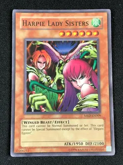 YUGIOH HAPRIE LADY SISTERS MRD-EN009 OG PRINT SUPER (MP) - Image 1