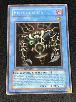 YUGIOH RELINQUISHED MC1-EN003 SECRET (MP) - Image 1