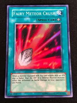 Yugioh Fairy Meteor Crush PSV-063 Super (NM) - Image 1