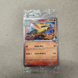 Pokemon TCG Destined Rivals Staff Prerelease Promo Pack - 4 Cards - Sealed - Image 1