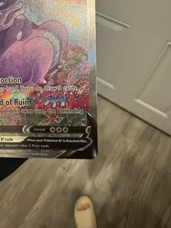Pokemon Galarian Slowking V TCG Card 099/198 Chilling Reign Near Mint - Image 4