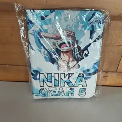 Monkey D Luffy Nika Gear 5 New Card Binder 4 Pocket Pages 9.5 x 7" One Piece - Image 1