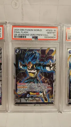 2024 Dragon Ball Card Game Fusion World Sparking! Zero PSA Graded Set - Image 4