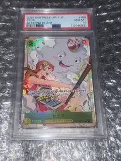 PSA 10 Zeus Nami R OP11-106 A Fist of Divine Speed ONE PIECE Card Japanese - Image 1