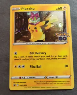 Pikachu SWSH234 SWSH: Sword & Shield Promo Holo Pokemon Tcg Card Lightly Played - Image 1