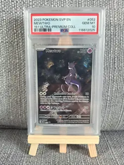 PSA 10 GEM MINT Mewtwo Black Star Promo Full Art SVP052 Pokemon Card - Image 1