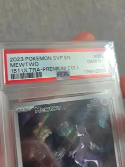 PSA 10 GEM MINT Mewtwo Black Star Promo Full Art SVP052 Pokemon Card - Image 3