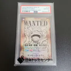 JPN PSA 10 Monkey D. Luffy OP05-119 Wanted Poster Card One Piece TC GEM MI - Image 1